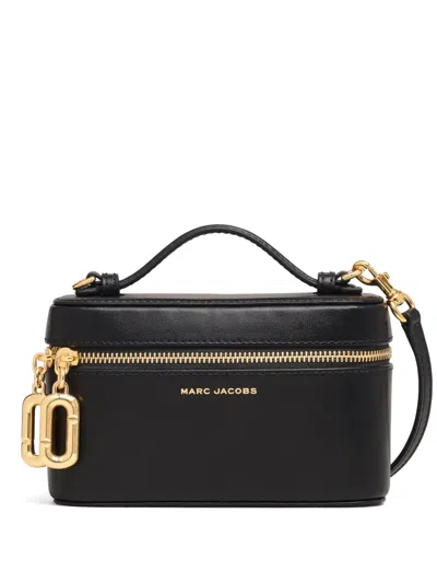 Marc Jacobs Mini The Pop J-marc Crossbody Bag In Black