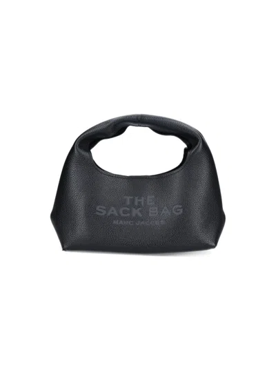 MARC JACOBS MARC JACOBS MINI "THE SACK" BAG – BLACK