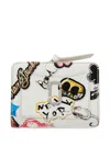 Marc Jacobs The Sticker Utility Snapshot Mini Compact Wallet In White