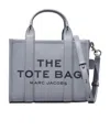 Marc Jacobs The Leather Medium Tote Bag In Gray
