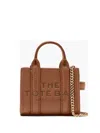 Marc Jacobs Mini The Tote Cross Body Bag In Brown