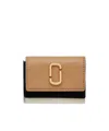 Marc Jacobs Mini The Utility Snapshot Wallet In Brown