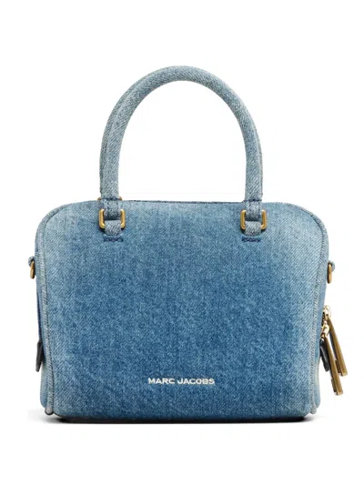 Marc Jacobs Mini The Wave Denim Crossbody Bag In Purple