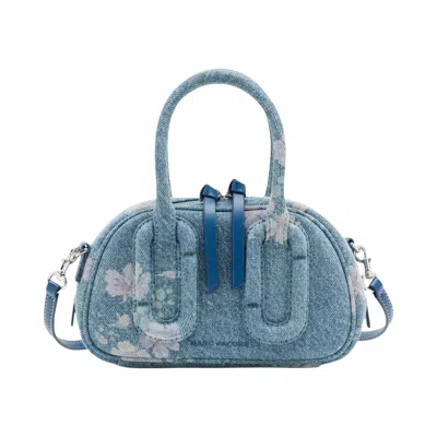 Pre-owned Marc Jacobs Mini Top Handle Bag 'indigo/multicolor' | Blue | Women's Size Onesize