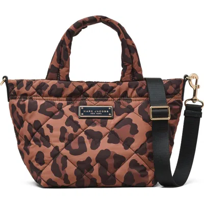 Marc Jacobs Mini Tote Bag In Leopard Multi