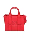 Marc Jacobs The Mini Tote Leather Bag In Red