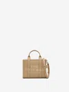 Marc Jacobs Mini Tote Leather Crossbody Bag In Beige
