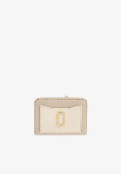MARC JACOBS MINI UTILITY SNAPSHOT LEATHER COMPACT WALLET