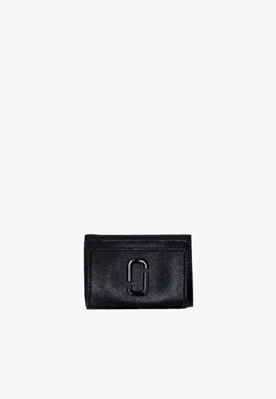 Marc Jacobs Mini Utility Snapshot Tri-fold Wallet In Black