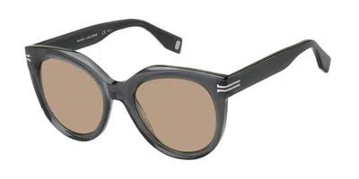 Marc Jacobs Mj 1011/s Kb7/70 Occhiali Da Sole Grigi Per Donna In Multi