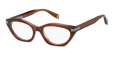 Marc Jacobs Mj 1015 09q Occhiali Da Vista Marroni Per Donna (solo Montatura) In White