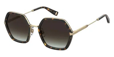 Marc Jacobs Mj 1018/s 086/ha Women's Sunglasses Tortoiseshell Size 53 In Blue