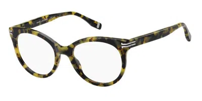 Marc Jacobs Mj 1026 A84 Women's Glasses Tortoiseshell Size 51 - Free Lenses - Blue Light Block Available In Yellow Tortoise