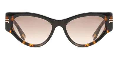 Marc Jacobs Mj 1045/s 086/ha Women's Sunglasses Tortoiseshell Size 53 In Brown