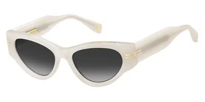Marc Jacobs Mj 1045/s Szj/9o Women's Sunglasses White Size 53