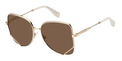 Marc Jacobs Mj 1066/s Y3r/70 Women's Sunglasses Gold Size 59