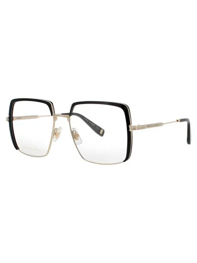 Marc Jacobs Mj 1067 Eyeglasses In Rhl - Gold/ Black - Demo