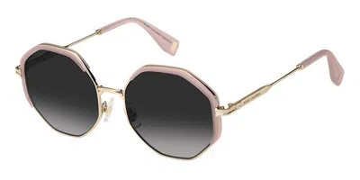 Marc Jacobs Mj 1079/s Eyr/9o Women's Sunglasses Gold Size 56