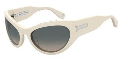 Marc Jacobs Mj 1087/s Szj/pr Women's Sunglasses White Size 61