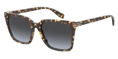 Marc Jacobs Mj 1094/s 086/gb Women's Sunglasses Tortoiseshell Size 55 In Brown