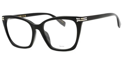 Marc Jacobs Mj 1096/f Asian Fit 087 Women's Glasses Black Size 54 - Free Lenses - Blue Light Block Available In Metallic