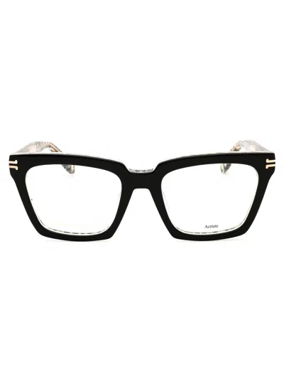 Marc Jacobs Mj 1100 Eyeglasses In Black/crystal/clear Demo Lens