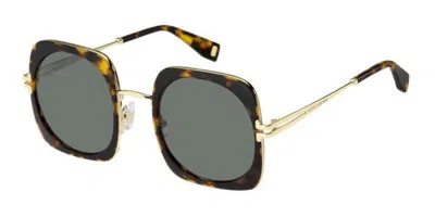 Marc Jacobs Mj 1101/s 086/qt Women's Sunglasses Gold Size 53 In Brown