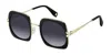Marc Jacobs Logo-engraved Square-frame Sunglasses In Blue