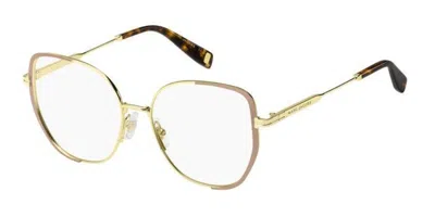 Marc Jacobs Mj 1103 Eyr Women's Glasses Gold Size 55 - Free Lenses - Blue Light Block Available In Gold,turkish Rose Pink