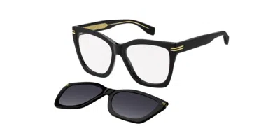 Marc Jacobs Mj 1113/cs With Clip-on Women's Glasses, Black, Size 55