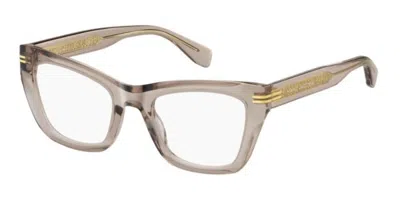 Marc Jacobs Mj 1114 Fwm Women's Glasses Brown Size 51 - Free Lenses - Blue Light Block Available In Metallic