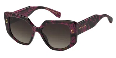 Marc Jacobs Mj 1116/s I34/ha Women's Sunglasses Red Size 52 In Brown