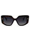 Marc Jacobs Havana Acetate Sunglasses In Brown