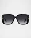 Marc Jacobs Mj 1121s Acetate Square Sunglasses In Black