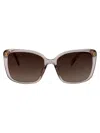 Marc Jacobs Nude Acetate Sunglasses In Brown