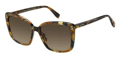 Marc Jacobs Mj 1127/g/s Vestibilità Orientale D1u/ha Occhiali Da Sole Marroni Per Donna