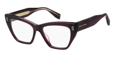 Marc Jacobs Mj 1129 Lhf Women's Glasses Burgundy Size 52 - Free Lenses - Blue Light Block Available In Black