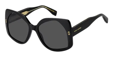 Marc Jacobs Mj 1116/s 807/9o Women's Sunglasses Black Size 52
