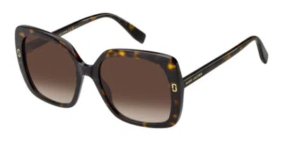 Marc Jacobs Mj 1138/s Vestibilità Orientale 086/ha Occhiali Da Sole Per Donna In Brown