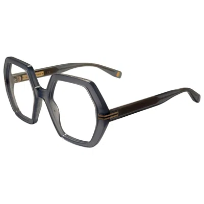 Marc Jacobs Mj1077pjp51 Oversized Square-frame Eyeglasses In Gray