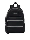 Marc Jacobs The Biker Black Nylon Medium Backpack In Black