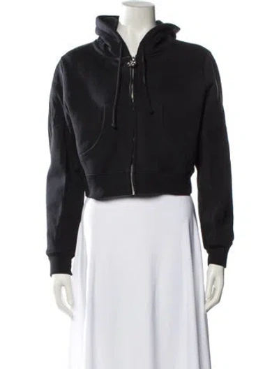 Pre-owned Marc Jacobs Mock Neck Long Sleeve Sweatshirt In Black