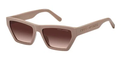 Marc Jacobs Brown Gradient Cat Eye Sunglasses Marc 657/s 010a/ha 55
