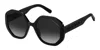 Marc Jacobs Marc 659/s 807/9o Women's Sunglasses - Black Frame, Grey Gradient Lenses
