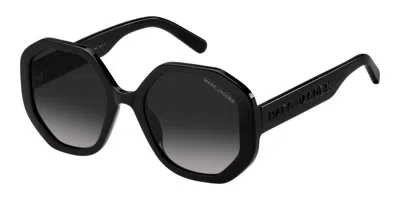 Marc Jacobs Marc 659/s 807/9o Women's Sunglasses - Black Frame, Grey Gradient Lenses