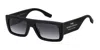 Marc Jacobs Marc 775/s 807/9o 53 Unisex Sunglasses - Black Frame, Dark Grey Gradient Lenses