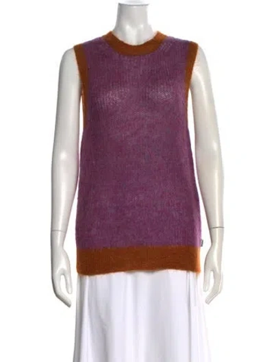 Pre-owned Marc Jacobs Mohair Crew Neck Sweater In Multi