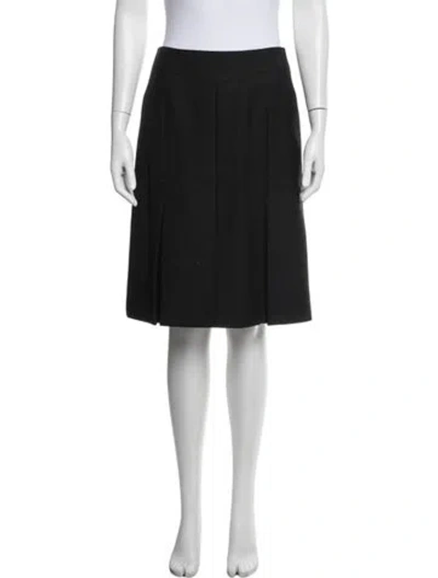 Pre-owned Marc Jacobs Mohair Knee-length Skirt In Black
