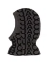 Marc Jacobs Monogram Knitted Hat Graphic Pattern In Purple