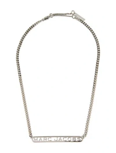 Pre-owned Marc Jacobs Monogram Chain Necklace, 18" In Multi